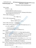 đề toán thi thử THPT QG năm 2015 đề số 180