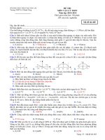 Đề thi thử đại học môn vật lí tỉnh Gia Lai 2015 (4)