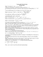 Đề luyện thi THPT Quốc gia môn toán số 40