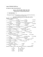đề ôn thi hsg anh 8, đề 3