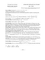 Đề luyện thi THPT Quốc gia môn toán số 103
