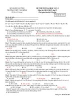 Đề ôn thi đại học môn Hóa số 19.DOC