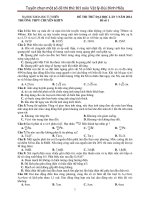 20 đề thi thử đại học năm 2014 từ các trường chuyên môn vật lý