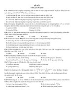 ĐỀ THI THỬ THPT QUỐC GIA LẦN 5 môn vật lý