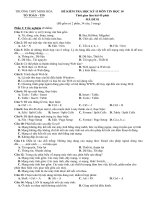 SỞ GD&ĐT QUẢNG BÌNH ĐỀ KIỂM TRA HỌC KỲ I - NĂM HỌC 2014-2015  MÔN  TIN HỌC LỚP 10, CHƯƠNG TRÌNH THPT