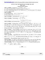 Đề luyện thi THPT quốc gia môn Toán số 10