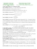 Đề thi thử đại học môn Toán khối A số 5