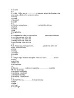 Tổng hợp câu hỏi trắc nghiệm môn Tiếng Anh có đáp án (16)