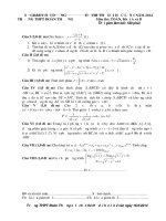 Đề thi thử THPT Đoàn Thượng môn toán