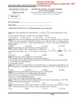 Đề luyện thi đại học môn Vật lý số 18