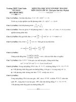Đề kiểm tra học kì môn Toán lớp 10 (7)