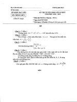 SỞ GD và đt bạc LIÊU đề THI TUYỂN lớp 10 môn TOÁN CHUYÊN NGUYỆN VỌNG 2