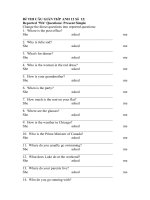 Đề THI CÂU GIÁN TIếP ANH 12 Số  12