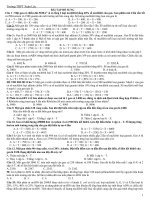 Đề sinh học 12 - sưu tầm giới thiệu đề kiểm tra, thi học sinh giỏi, thi thử đại học tham khảo (203)