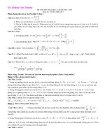 Đề thi thử đại học môn Toán có đáp án 11