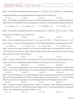 Đề bài tập 2014 - 04 môn vật Lý