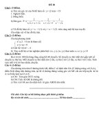 Đề ôn thi vào lớp 10 môn Toán số 20