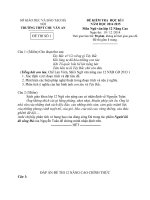 TRƯỜNG THPT CHU VĂN AN KỲ THI HỌC KỲ I NĂM HỌC 2014 – 2015 Đề Văn HKI - 12NC chính thức