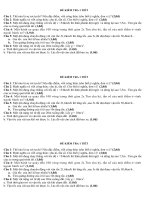 Kiểm tra 1 tiết chương 1  môn vật lý lớp 10