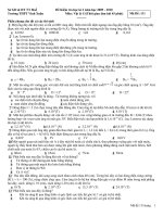 Đề kiểm tra học kì môn Hóa lớp 11 (5)