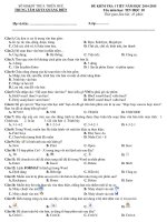 TTGDTX QUẢNG ĐIỀN ĐỀ THI KIỂM TRA 1 TIẾT MÔN TIN HỌC LỚP 10