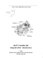 VẬN HÀNH BẢO DƯỠNG HỆ THỐNG LẠNH