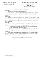 Đề thi giữa học kỳ 2 Vật lí lớp 10