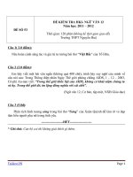 ĐỀ KIỂM TRA HKI- NGỮ VĂN 12 (21)