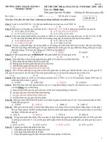 Đề sinh học 12 - sưu tầm giới thiệu đề kiểm tra, thi học sinh giỏi, thi thử đại học tham khảo (156)