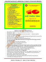 Dự đoán đề vật lý 2014 - đề số 2 ( Thầy Vũ Duy Phương)