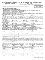 Đề thi thử đại học lần 2 môn vật lý (5)