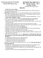 thpt quang trung  thi hk1 công dân 12