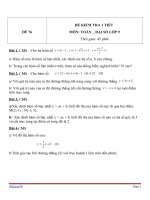 Đề kiểm tra 1 tiết Đại số lớp 9 - Đề 76