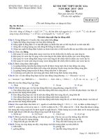 Gói 3 tuyển chọn đề vật lí tỉnh Gia Lai 2015 (có đáp án) (17)