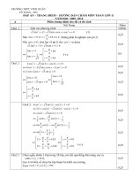 Đề kiểm tra học kỳ môn Toán lớp 11 (5)