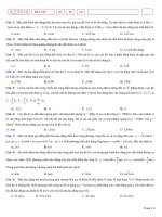 Đề bài tập 2014 - 01 môn vật Lý