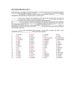 ĐỀ THI ĐỌC HIỂU ANH 11 SỐ  5