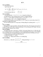 Đề tuyển sinh vào 10 môn toán có đáp án số 57