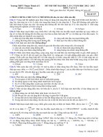 Thi thử lần cuối năm 2013 trường THPT Thuận Thành 1, Bắc ninh môn vật lý (3)