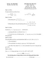 thpt bến tre đề thi học kì 1 toán 10