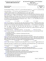 ĐỀ THI THỬ LẦN II NĂM 2014 CHUYÊN YÊN BÁI CÓ ĐÁP ÁN môn vật lý (2)