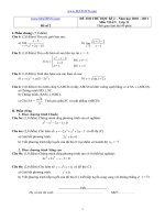 Đề thi toán 11 - sưu tầm đề kiểm tra, thi học kỳ, thi học sinh giỏi tham khảo bồi dưỡng (266)