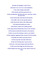 Đề THI CÂU Bị ĐộNG ANH 12 Số 2