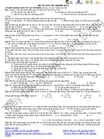 Đề thi thử tốt nghiệp đại học môn Vật Lý (9)