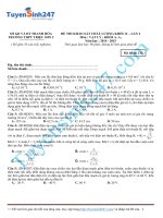Đề thi thử lý năm 2015 - Có giải chi tiết kèm theo (62)