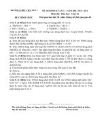 Đề hoá lớp 11 - sưu tầm đề kiểm tra, thi học sinh giỏi hoá học lớp 11 tham khảo bồi dưỡng (56)