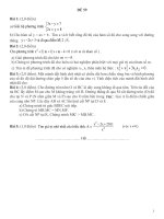 Đề tuyển sinh vào 10 môn toán có đáp án số 59