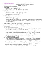 Đề thi thử đại học môn Toán có đáp án 14