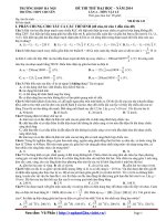 25 đề sưu tầm thi thử THPT Quốc gia môn vật lý (cớ lời giải chi tiết năm 2014) (2)