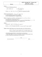 Đề kiểm tra học kì 2 môn Toán lớp 10 (6)